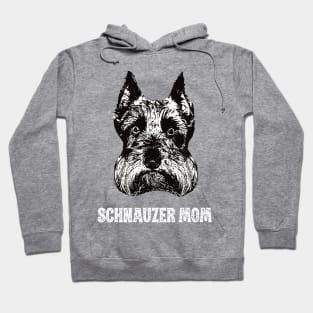 Schnauzer Mom Schnauzer Design Hoodie